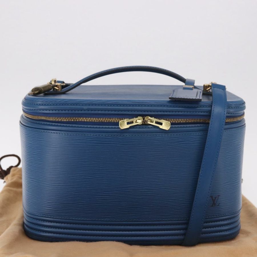 【日本直送】路易威登 Epi Nice 手提包 2way Toledo 藍色 M48015 LV 正品 185939SV-11