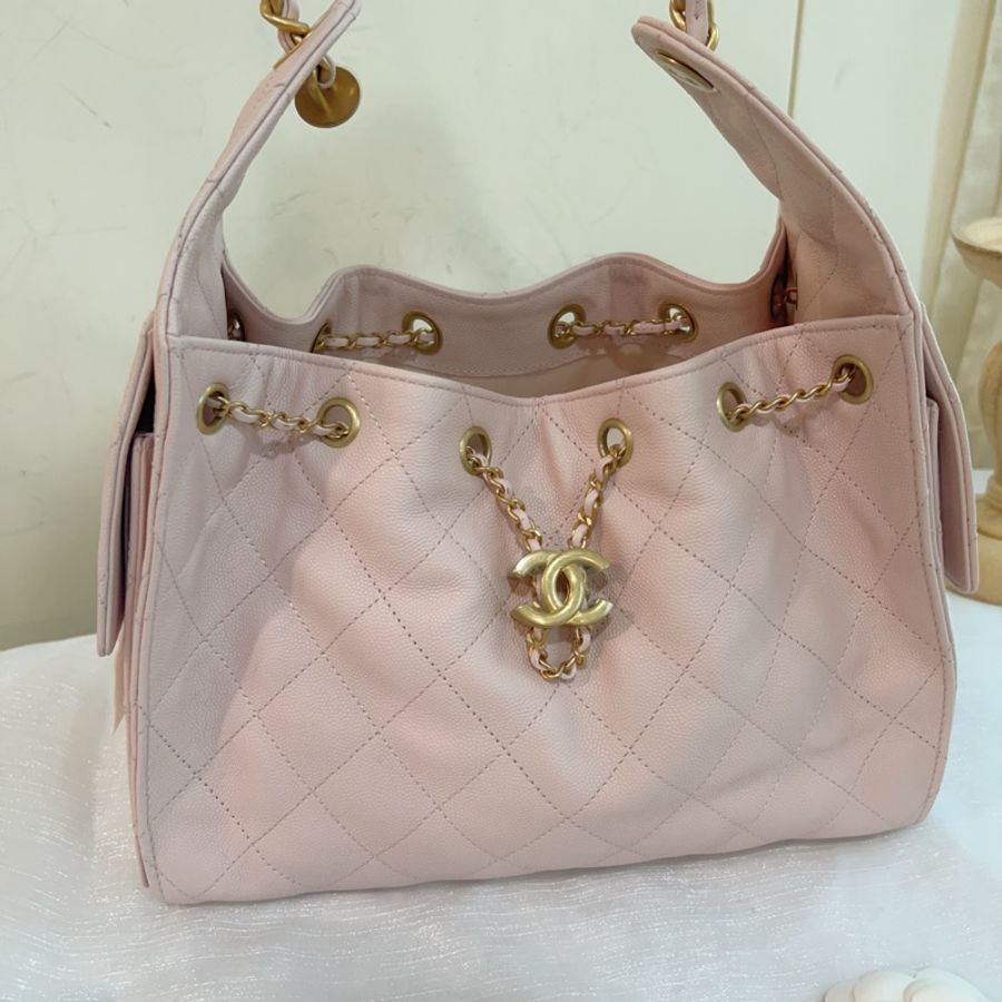 ෆ Chanel 25bag小號 櫻花粉🌸-4