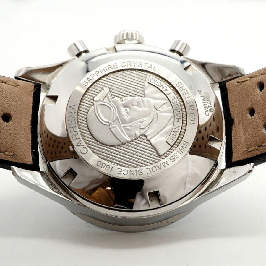 TAG Heuer 豪雅卡萊拉 Calibre 16 CV201AJ 黑色錶盤男士腕錶-3