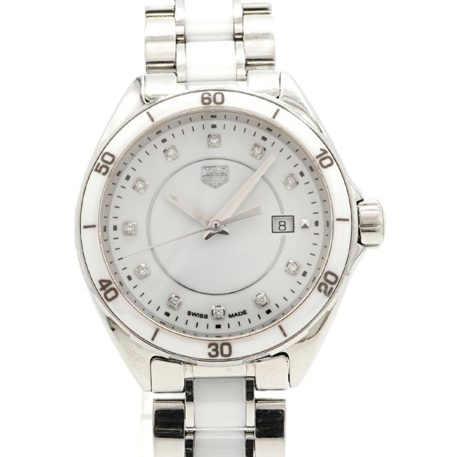 TAG Heuer Formula 1 鑽石 WBJ141AD 白色錶盤女士腕錶-0