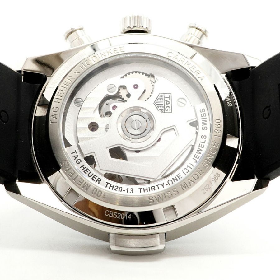 TAG Heuer Carrera Seafarer x Hodinkee CBS2014 黑色錶盤男士腕錶-4