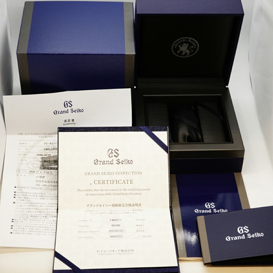 精工 Grand SBGJ201 9S86-00A0 銀色錶盤男士腕錶-9