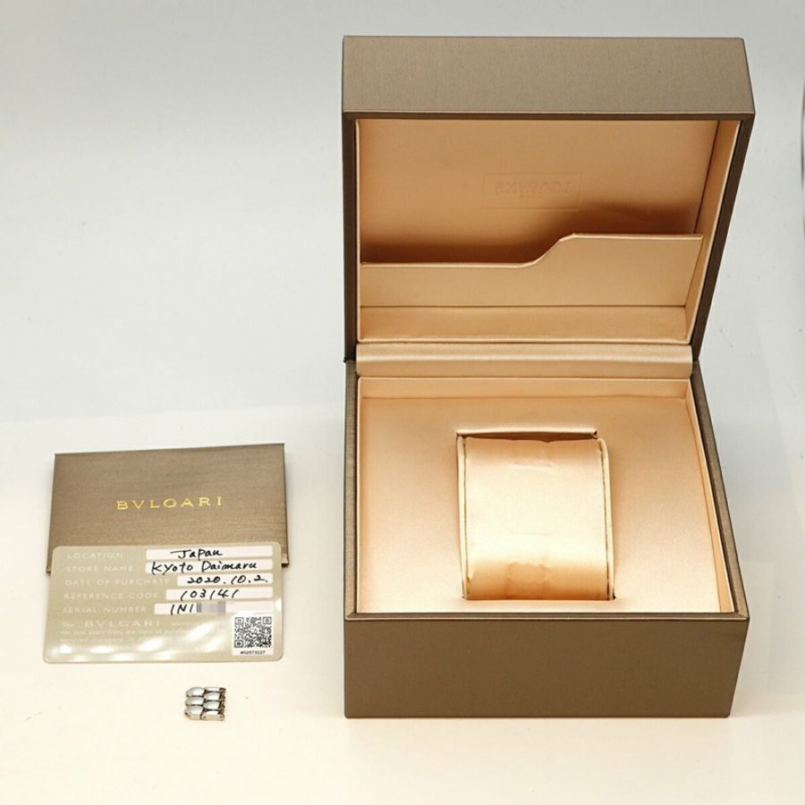 寶格麗 Serpenti Seduttori 103141 銀色錶盤女士手錶-8