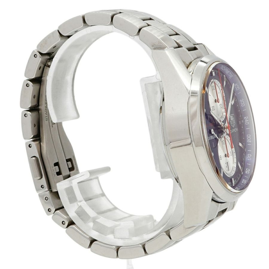 TAG Heuer Carrera 日本限量版富士賽道 CAR211B 藍色錶盤男士腕錶-2