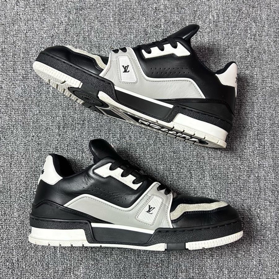 Louis Vuitton 路易威登 LV Trainer 黑灰 休閒板鞋/39.5碼-2