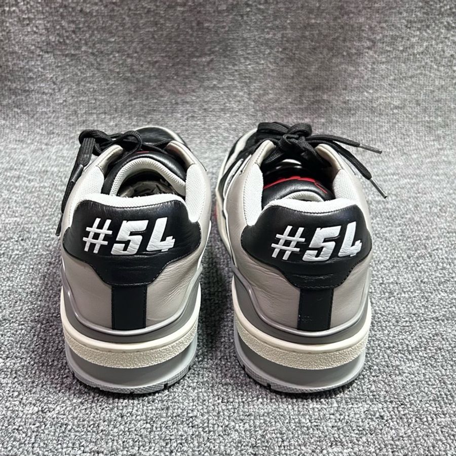 Louis Vuitton 路易威登 LV Trainer 黑水泥 黑白灰 徽標籤名款 /41.5碼-5