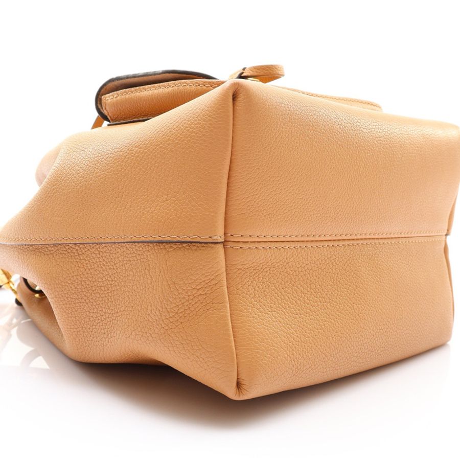 棕色 Taurillon牛皮 Lockme Bucket NV 肩背包【LOUIS VUITTON LV 路易威登】 M57689-7