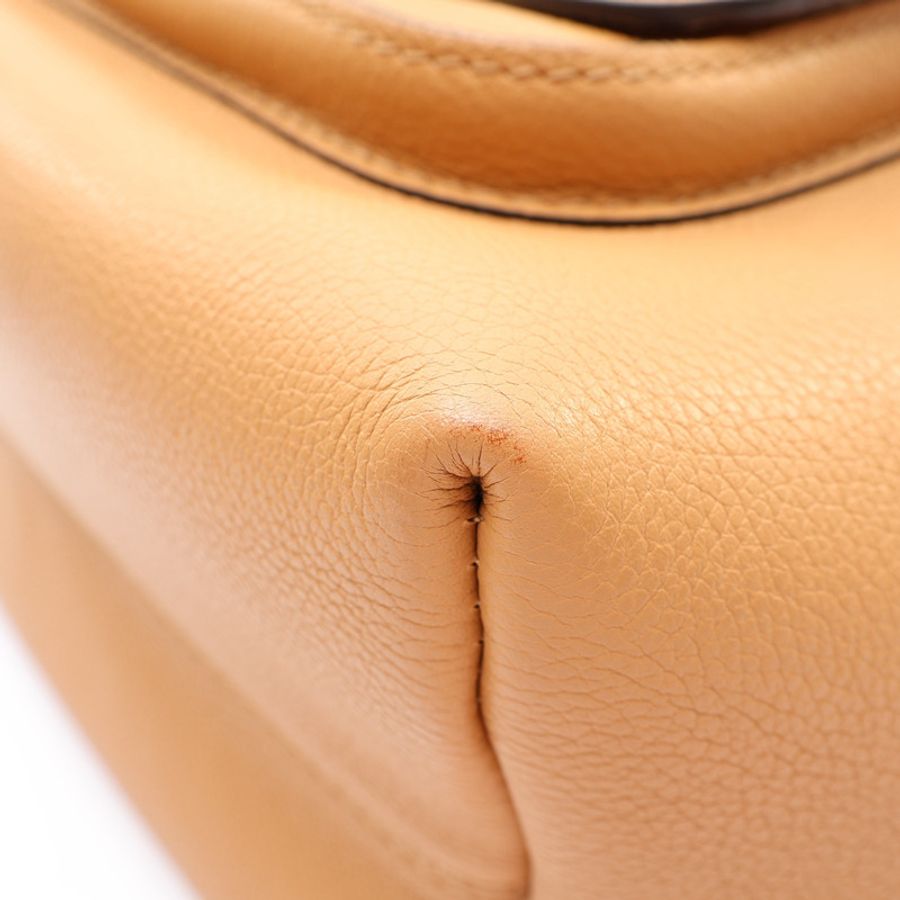 棕色 Taurillon牛皮 Lockme Bucket NV 肩背包【LOUIS VUITTON LV 路易威登】 M57689-9