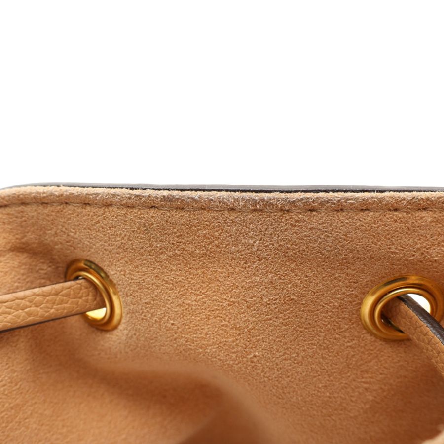 棕色 Taurillon牛皮 Lockme Bucket NV 肩背包【LOUIS VUITTON LV 路易威登】 M57689-14