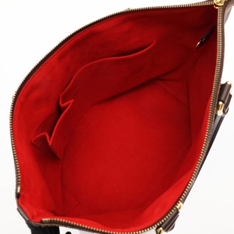 棕色 棋盤格帆布 Saleya PM 手提包【LOUIS VUITTON LV 路易威登】 N51183-2