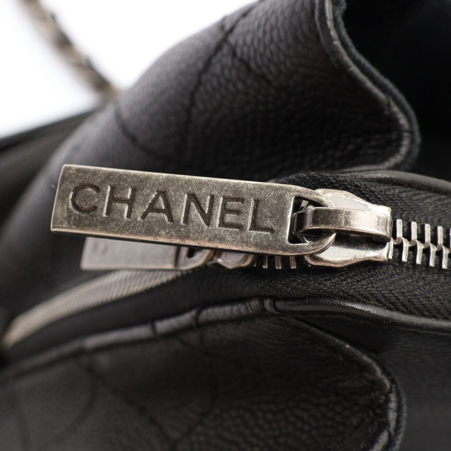 黑色 菱格紋牛皮 Urban Shopping Tote 肩背包【CHANEL 香奈兒】 A94849-14