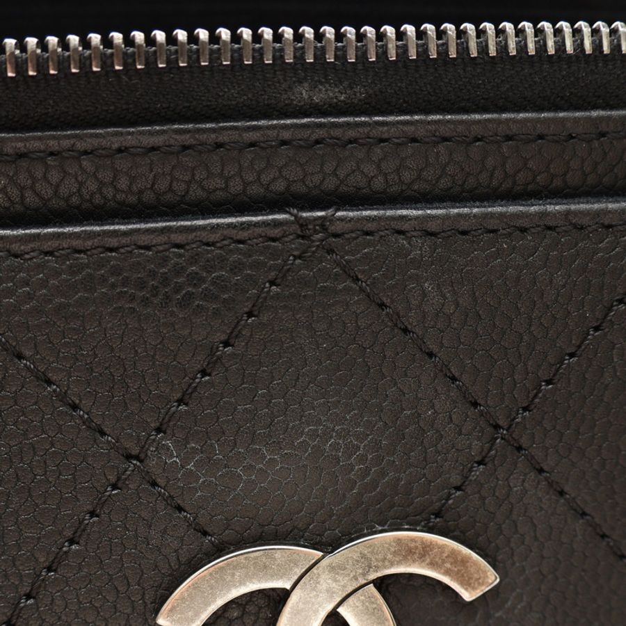 黑色 菱格紋牛皮 Urban Shopping Tote 肩背包【CHANEL 香奈兒】 A94849-15
