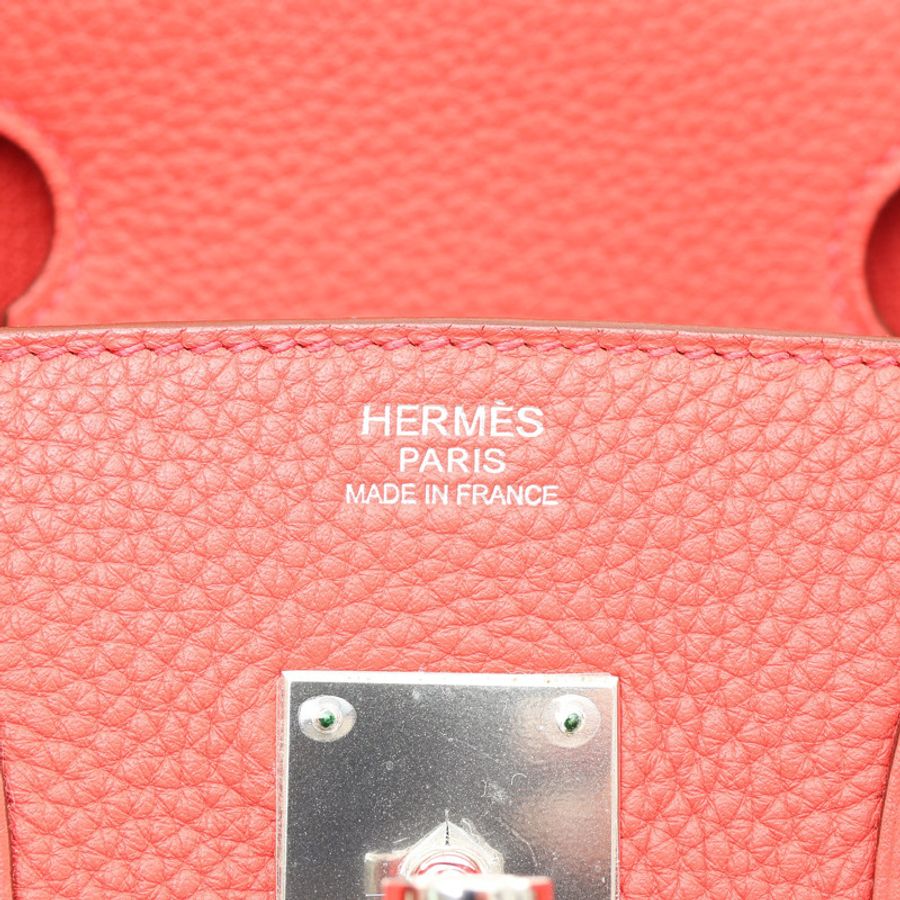 玫瑰粉 Togo牛皮 Birkin 30 柏金包 手提包 N刻 銀釦【HERMES 愛馬仕】-3