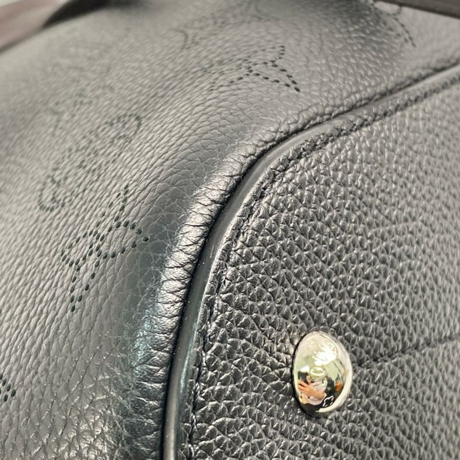 △ LOUIS VUITTON 路易·威登 Black Calfskin Monogram Mahina Girolata 2 way bag 黑色小牛皮經典老花兩用袋 M54402-267009840-7