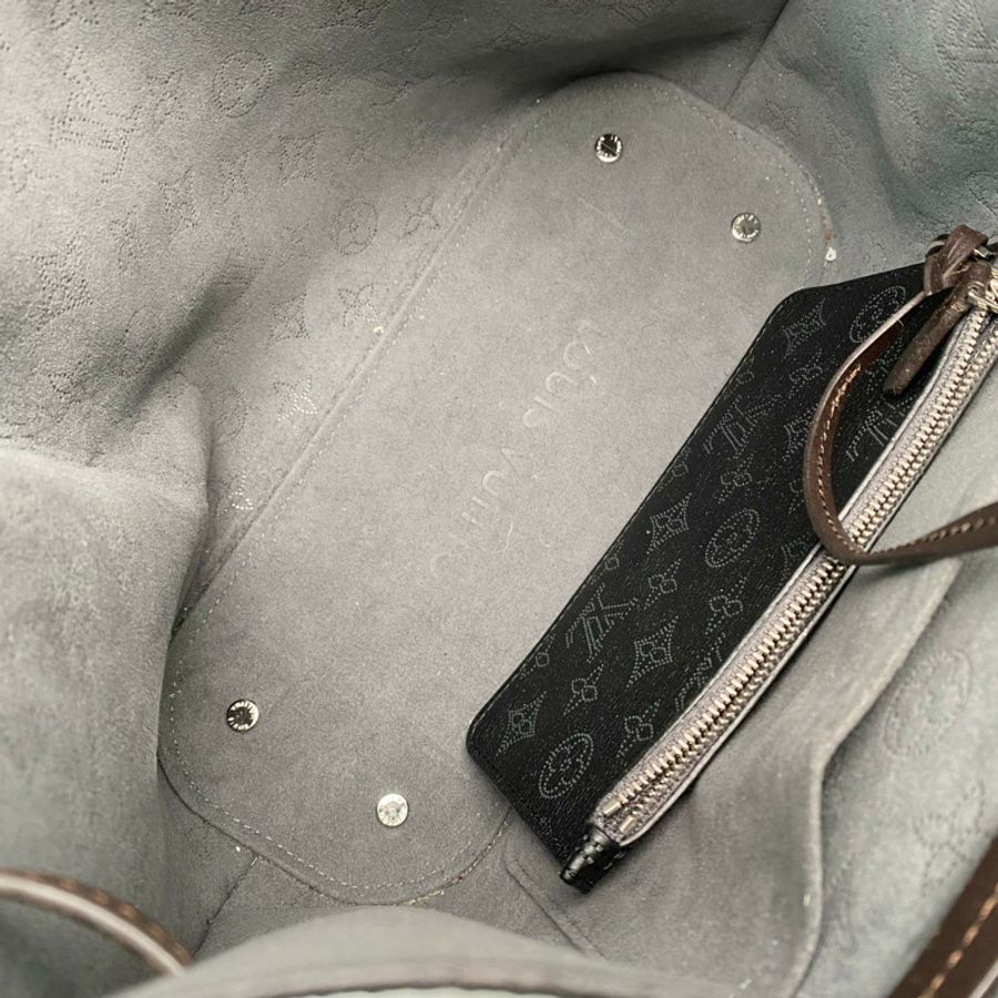 △ LOUIS VUITTON 路易·威登 Black Calfskin Monogram Mahina Girolata 2 way bag 黑色小牛皮經典老花兩用袋 M54402-267009840-11