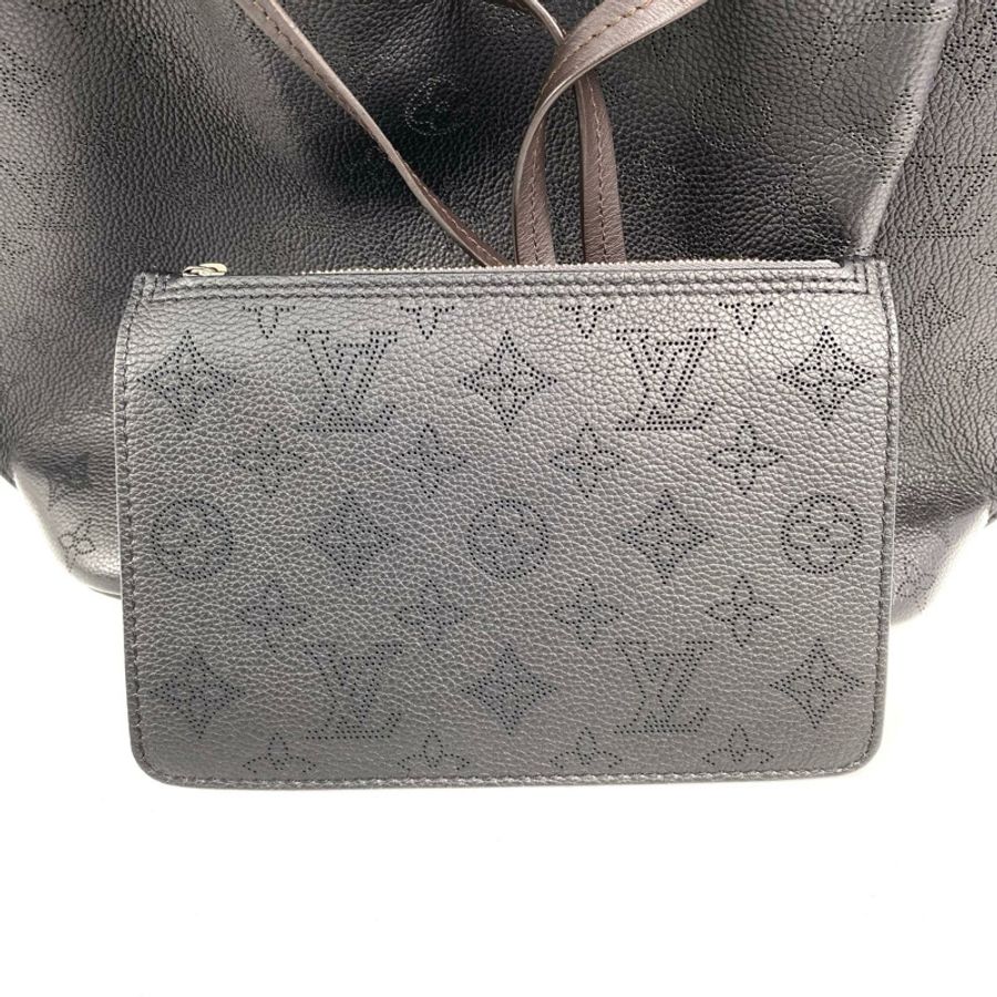 △ LOUIS VUITTON 路易·威登 Black Calfskin Monogram Mahina Girolata 2 way bag 黑色小牛皮經典老花兩用袋 M54402-267009840-15