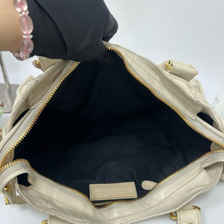 【赫蒂國際精品】Balenciaga 白色 Giant Part Time 機車包 vintage 二手 中古-24