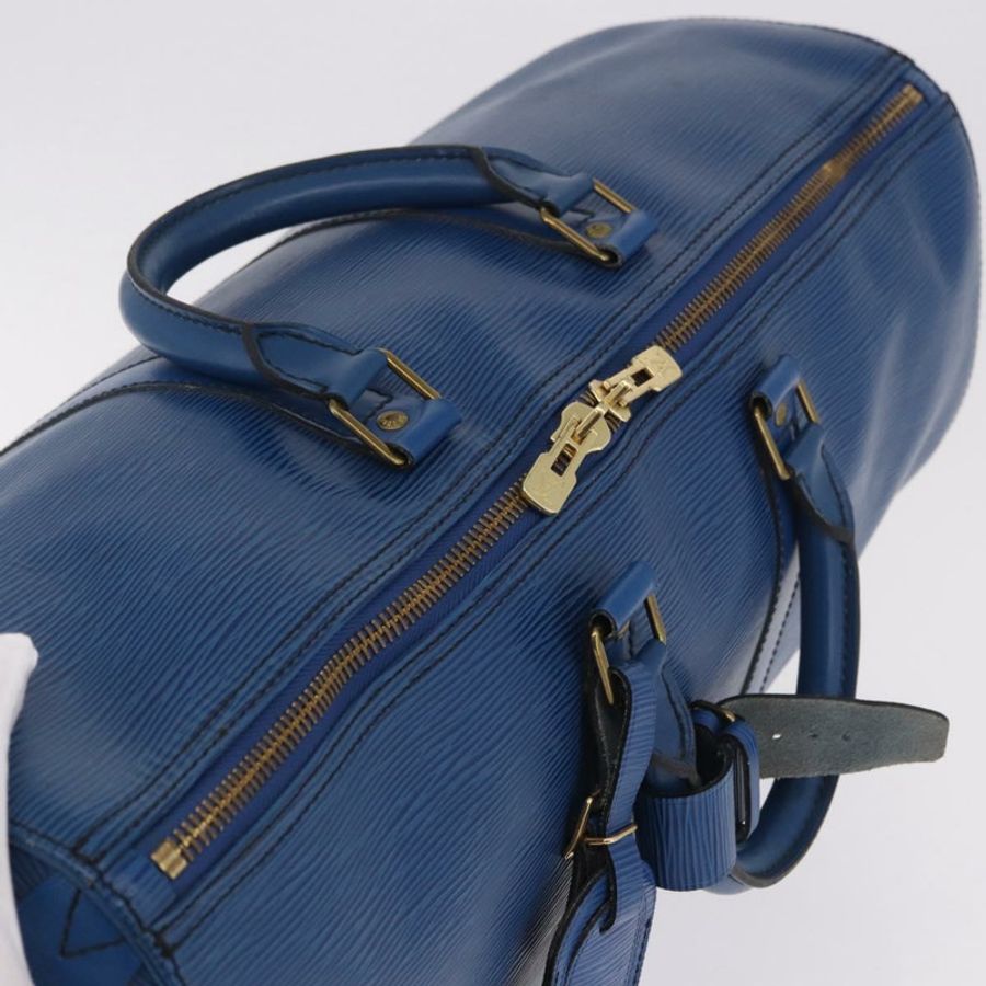 【日本直送】路易威登 Epi Keepall 45 波士頓包 藍色 M42975 LV 正品 184611-5
