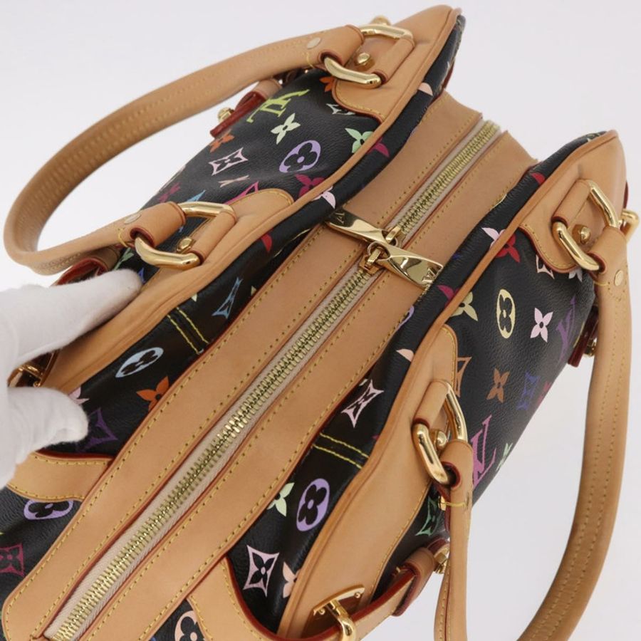 【日本直送】路易威登 Monogram Multicolor Claudia 手提包 黑色 M40194 正品 186255SAV-5