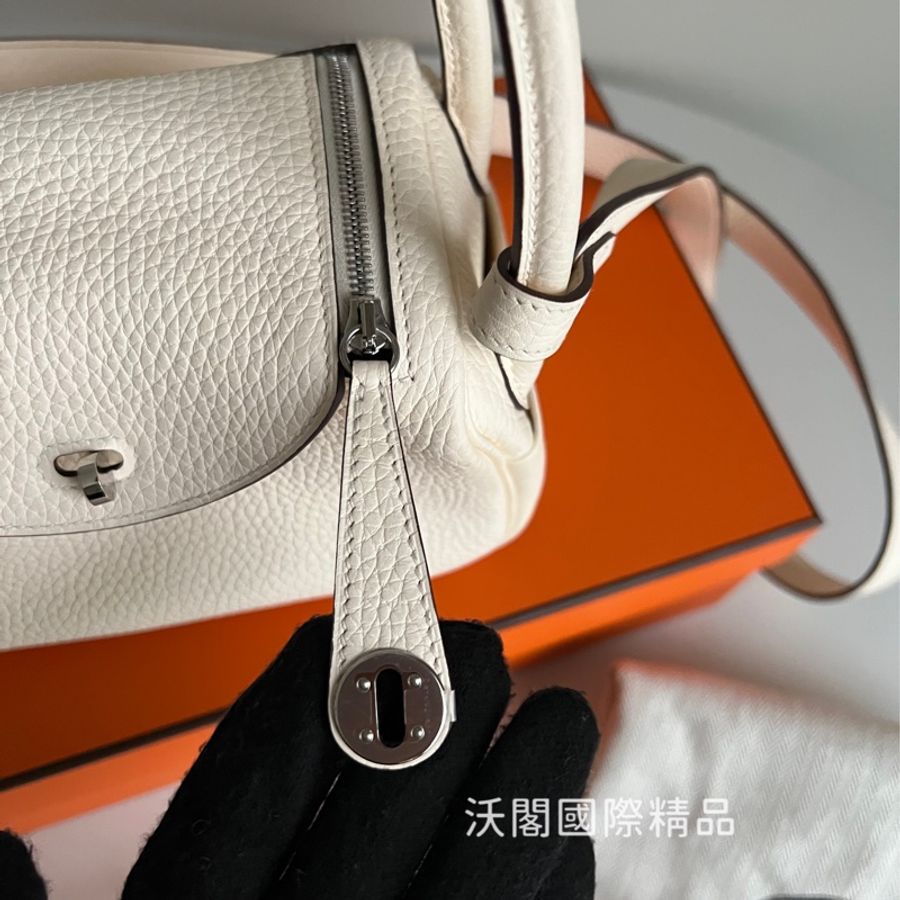 愛馬仕奶油白Mini Lindy 2021-11