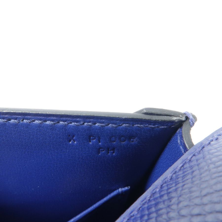 HERMES Epsom皮革Verrou 23肩背袋Bleu Saphir-7