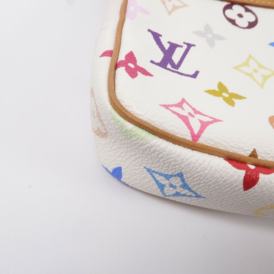 LOUIS VUITTON Monogram Multicolor Pochette Accessoires肩背袋-10