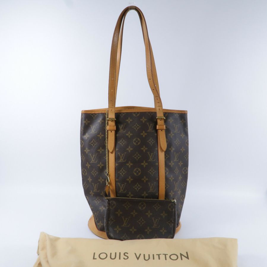 LOUIS VUITTON Monogram Bucket GM手挽袋-9