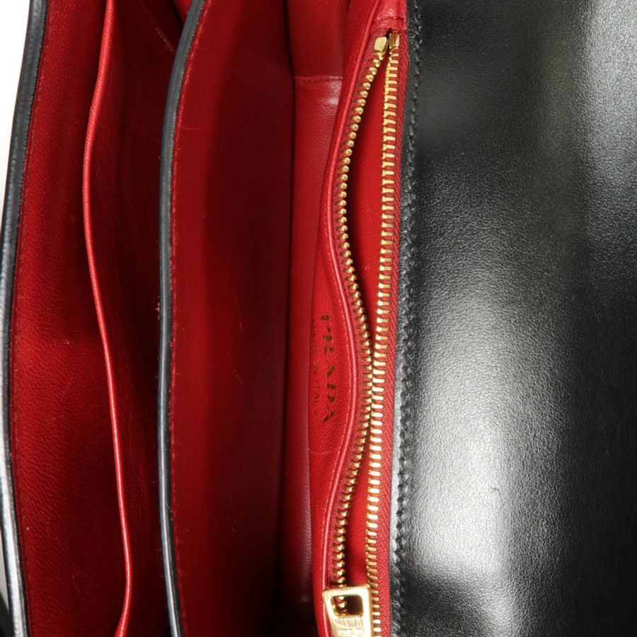 PRADA 牛皮皮革Belle鏈帶肩背袋-4
