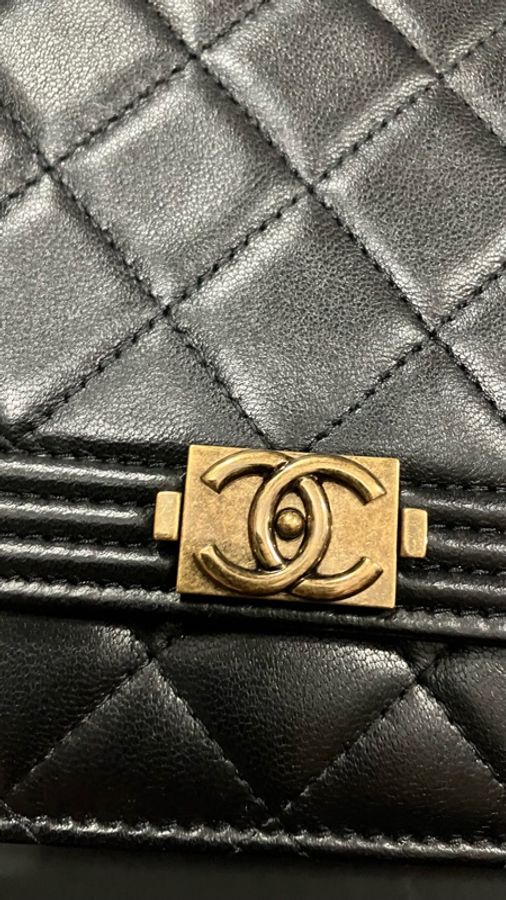 Chanel Boy WOC 金鏈金扣-2