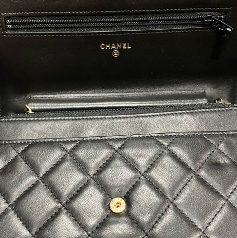 Chanel Boy WOC 金鏈金扣-8