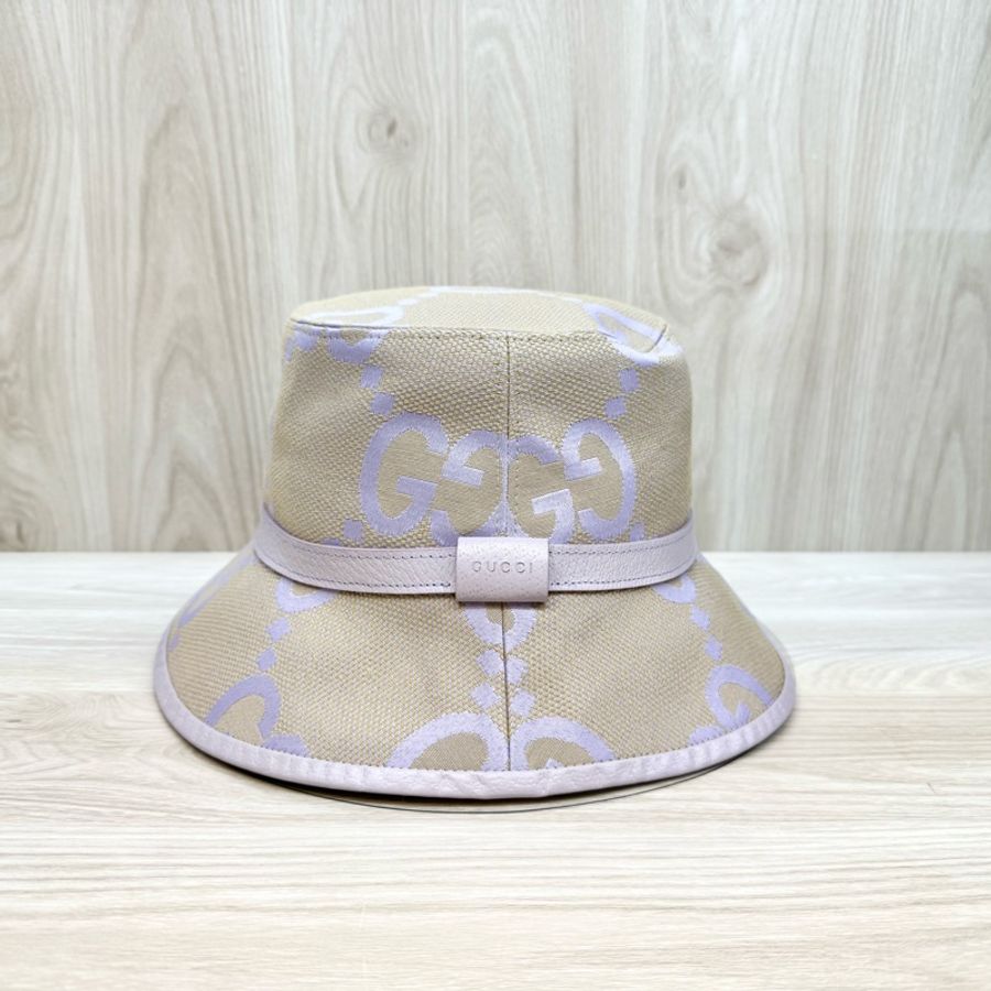 GUCCI💜粉紫色漁夫帽730336-1