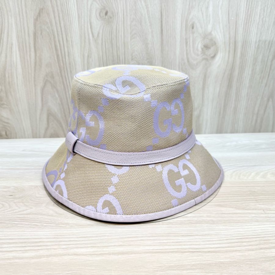 GUCCI💜粉紫色漁夫帽730336-2
