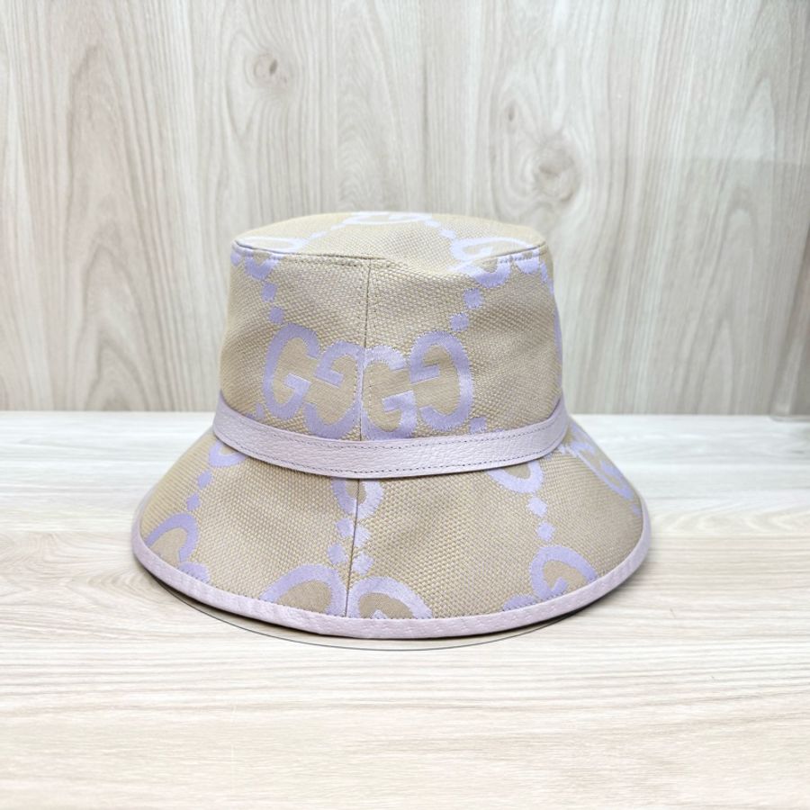 GUCCI💜粉紫色漁夫帽730336-3