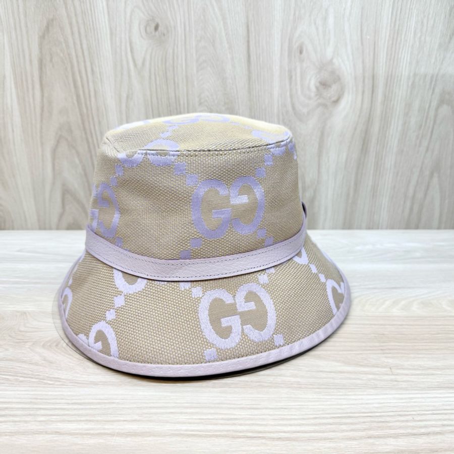 GUCCI💜粉紫色漁夫帽730336-4