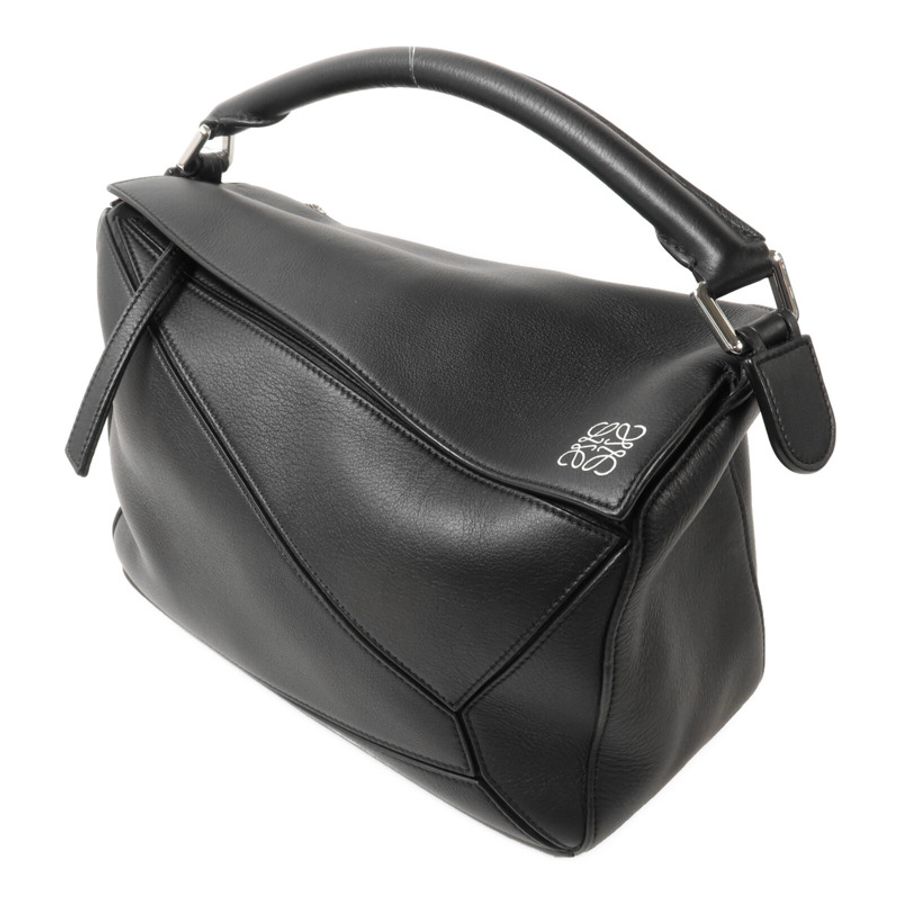LOEWE 牛皮皮革Puzzle Medium手挽肩背兩用袋-2