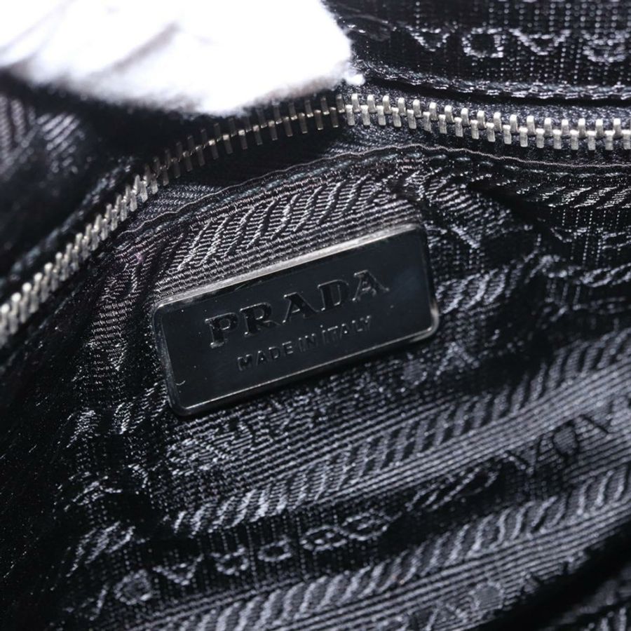 【日本直送】PRADA 單肩包 尼龍 銀黑色 正品 187204A-17