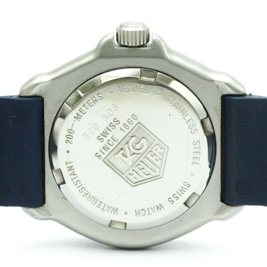 TAG HEUER 豪雅一級方程式精鋼橡膠石英女錶 370.508-5
