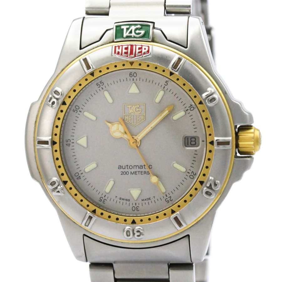 TAG HEUER 專業 4000 不鏽鋼自動男士腕錶 695.706-0