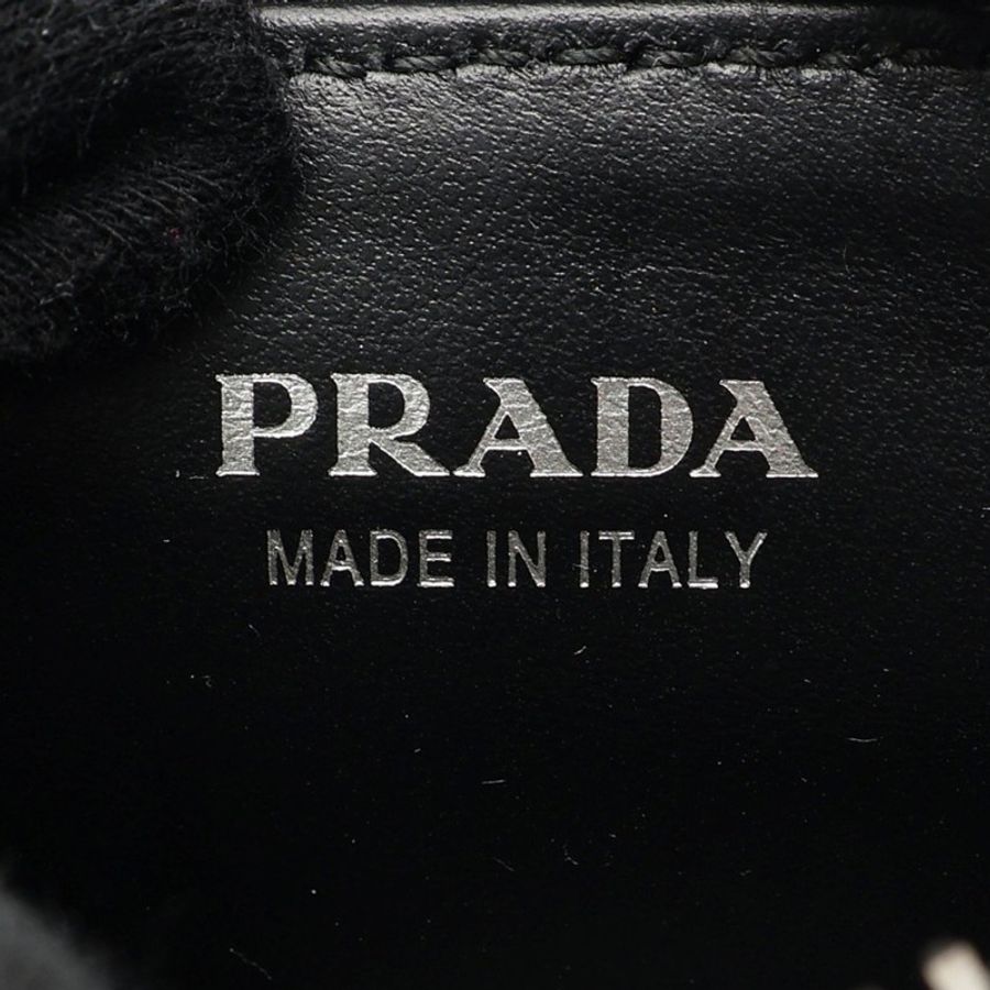 黑色 尼龍 牛皮 Re-Nylon 肩背包【PRADA普拉達】 2VH172 2DMH F0002-5