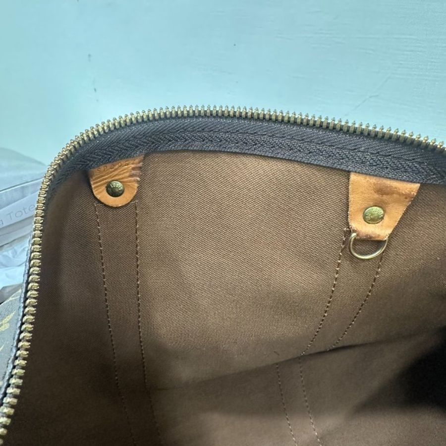 Louis Vuitton Monogram Keepall 50 M41426 經典旅行袋 附防塵套-7
