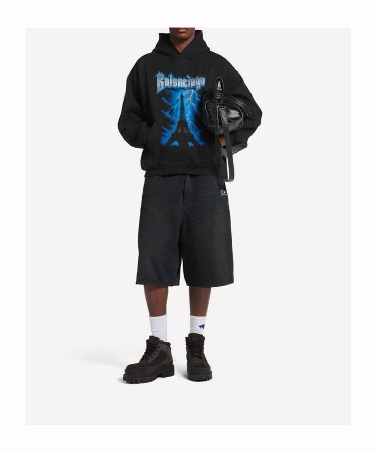 Balenciaga 男士 長袖連帽衛衣XS S M L XL碼-1