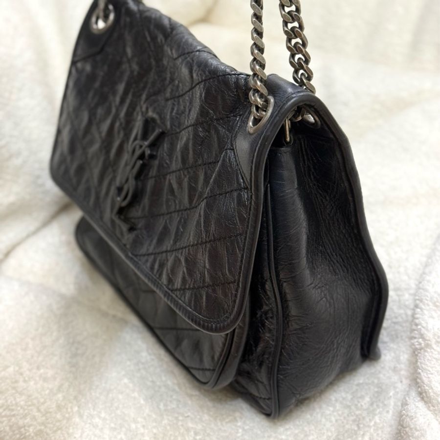 Ysl niki 黑色 中號 ✨新款D扣-3