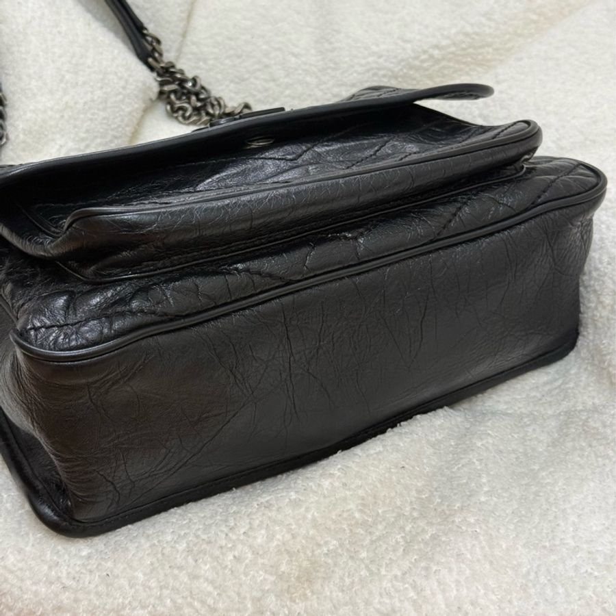 Ysl niki 黑色 中號 ✨新款D扣-5