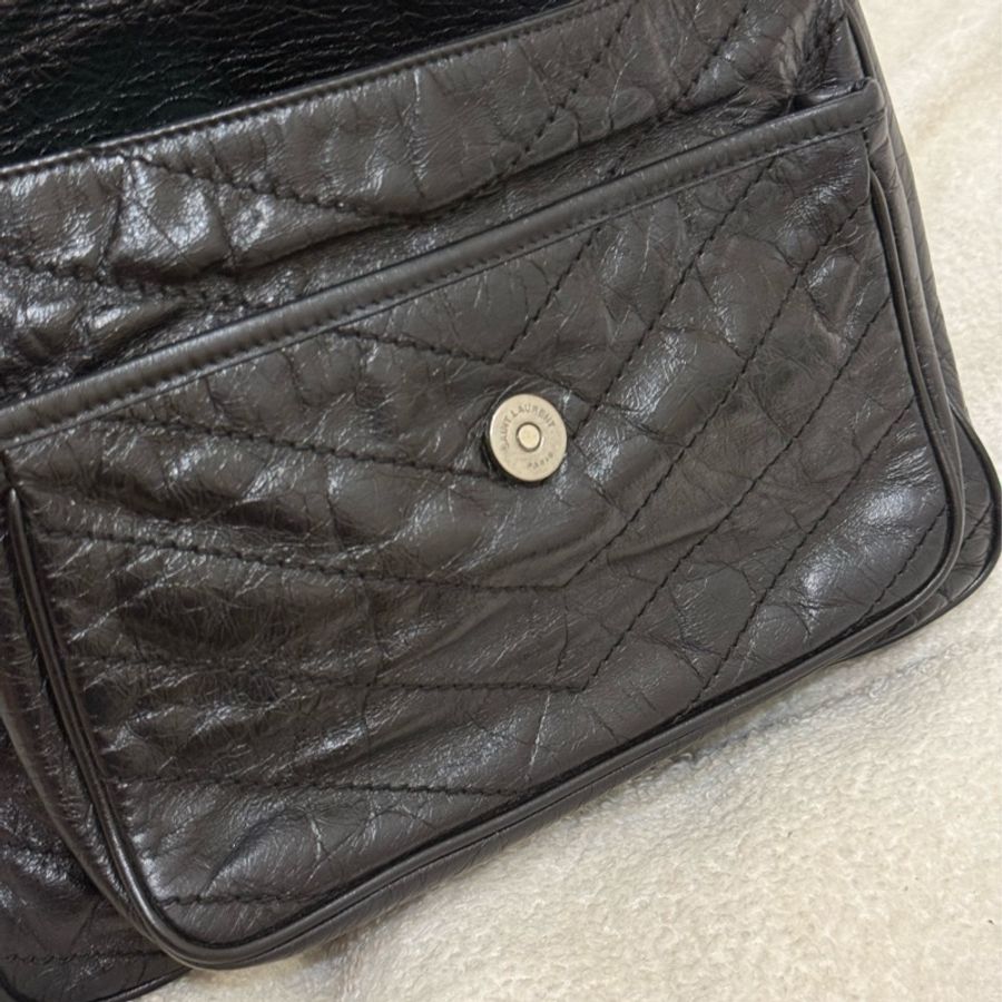 Ysl niki 黑色 中號 ✨新款D扣-13