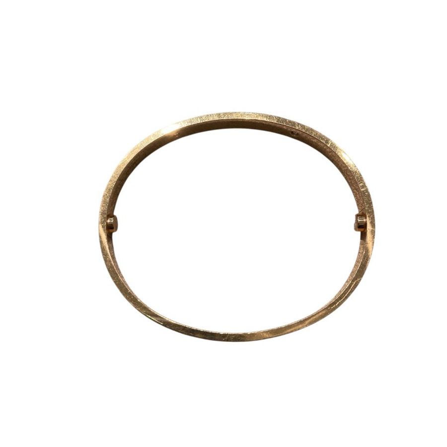 CARTIER 卡地亞 LOVE 手環 18K 黃金 SIZE19-3