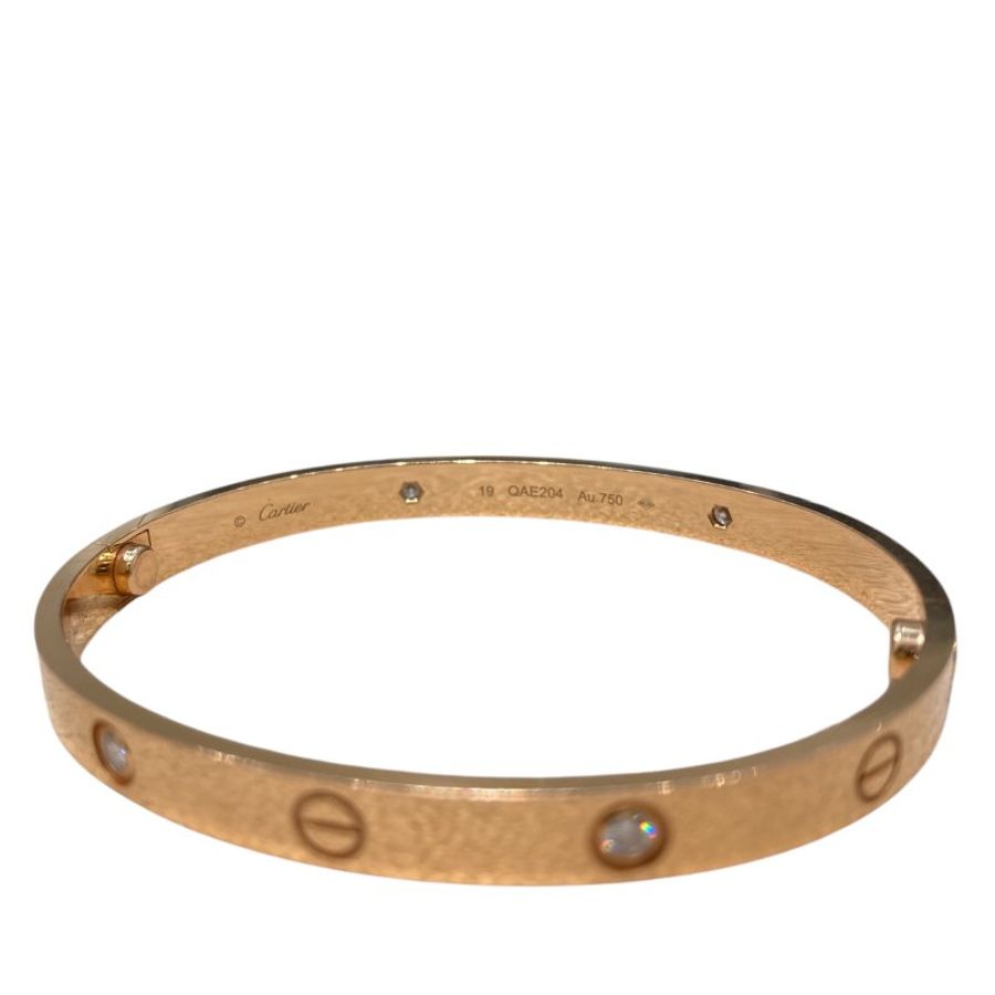CARTIER 卡地亞 LOVE 手環 18K 黃金 SIZE19-6