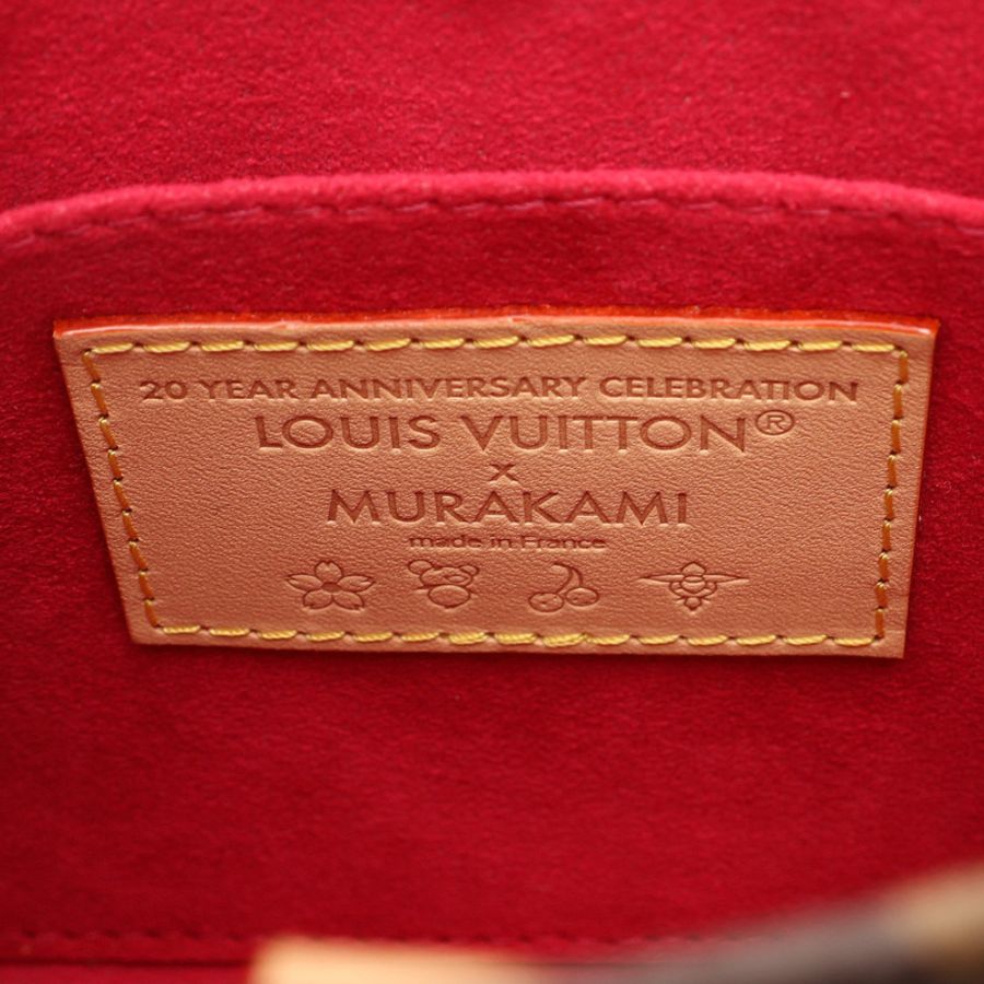 棕色 原花帆布 村上隆 棕色 原花 帆布 LV x TM OnTheGo BB 兩用包LV x TM OnTheGo BB 兩用包【LOUIS VUITTON LV 路易威登】 M13668-4