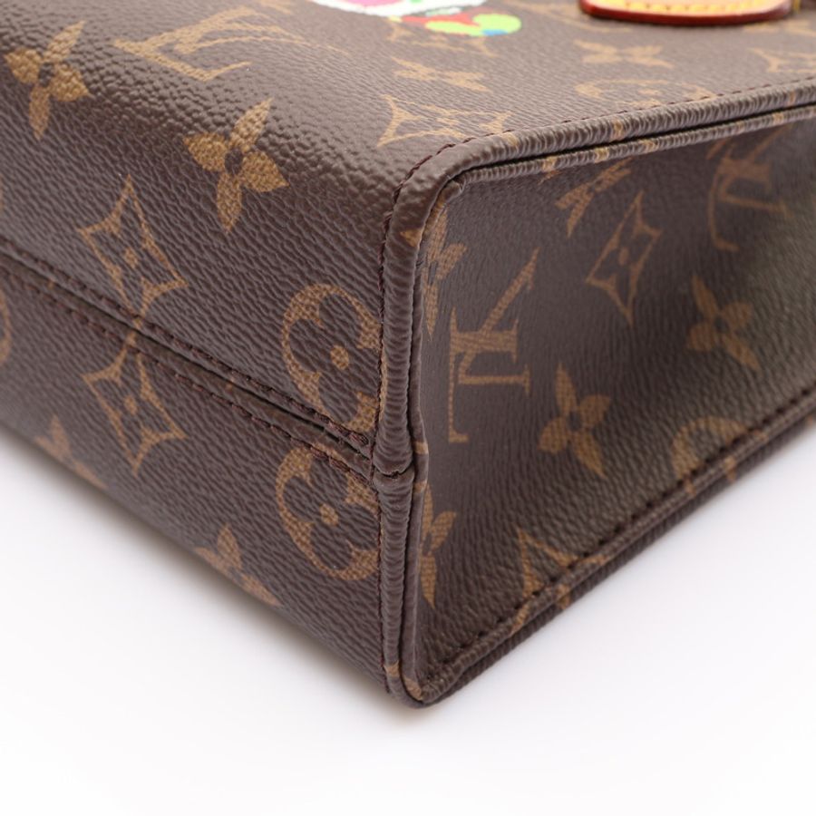 棕色 原花帆布 村上隆 棕色 原花 帆布 LV x TM OnTheGo BB 兩用包LV x TM OnTheGo BB 兩用包【LOUIS VUITTON LV 路易威登】 M13668-7