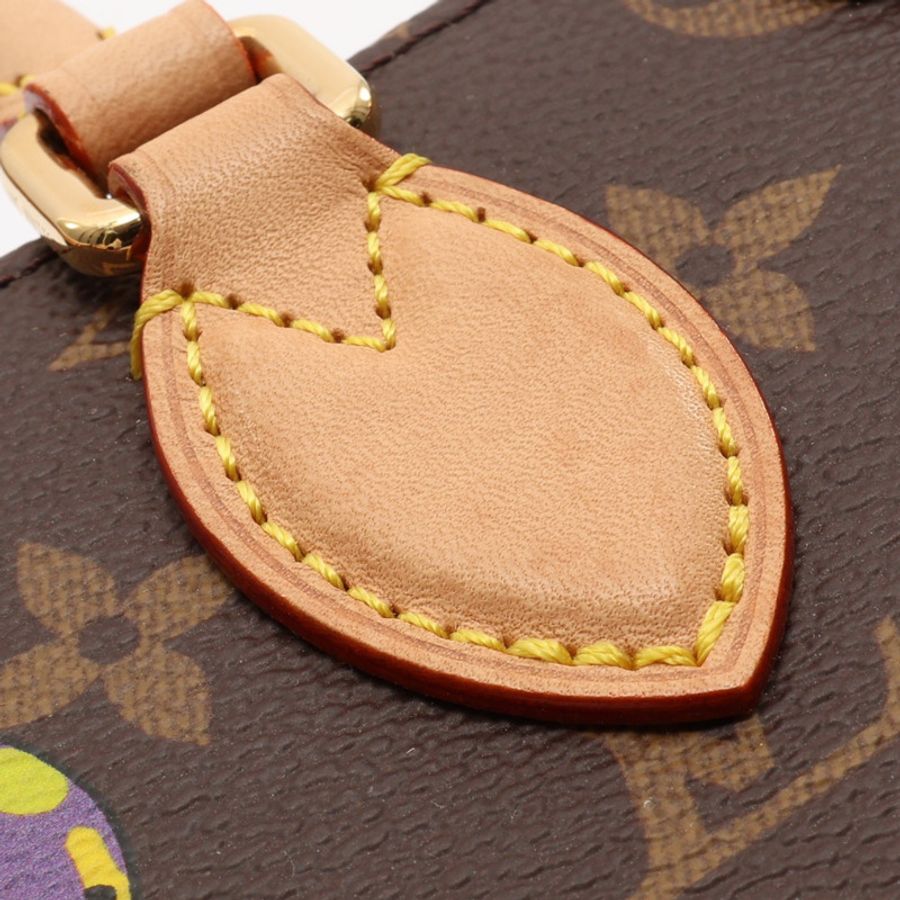 棕色 原花帆布 村上隆 棕色 原花 帆布 LV x TM OnTheGo BB 兩用包LV x TM OnTheGo BB 兩用包【LOUIS VUITTON LV 路易威登】 M13668-9