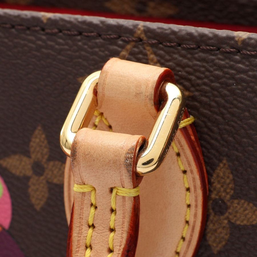 棕色 原花帆布 村上隆 棕色 原花 帆布 LV x TM OnTheGo BB 兩用包LV x TM OnTheGo BB 兩用包【LOUIS VUITTON LV 路易威登】 M13668-10